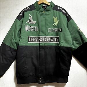 Wicked Elphaba Defying Gravity Racing Jacket Box Lunch Green Size Medium NWT